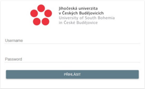 1. Přihlaste se do portálu idm.jcu.cz pomocí stejných údajů jako do portálu IS STAG.
