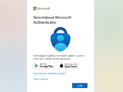 4. Zvolte "Nastavit jinou ověřovací aplikaci".